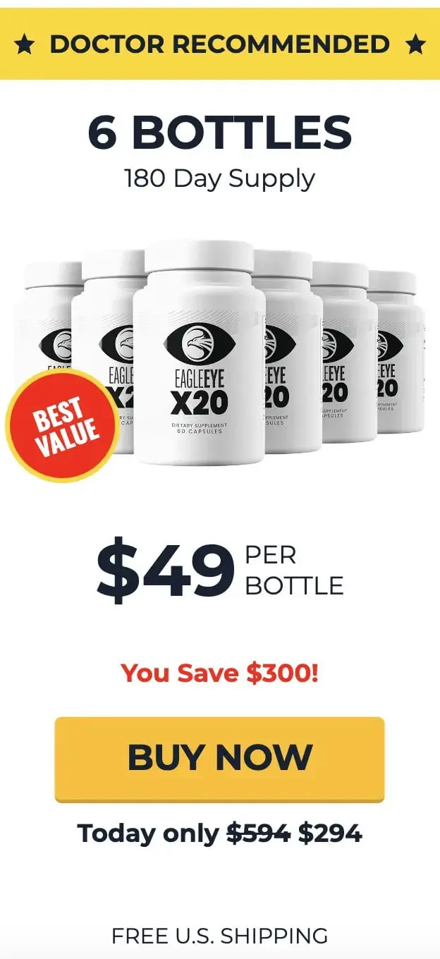 Eagle Eye X20 6 bottle order price